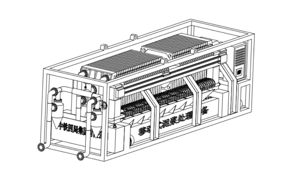 泥浆处理设备（移动板框压滤机）-板框厢式隔膜压滤机