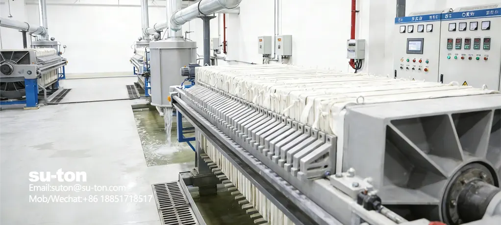 白炭黑生产用苏东隔膜压滤机应用案例-板框厢式隔膜压滤机