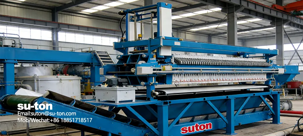 染料隔膜压滤机案例-板框厢式隔膜压滤机