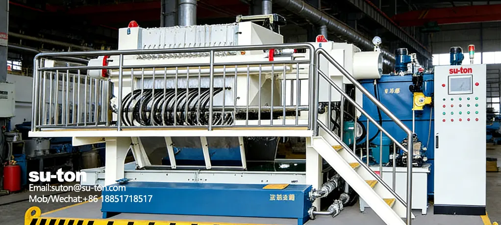 钢铁行业转炉连铸冷轧热轧酸洗废水污泥脱水-板框厢式隔膜压滤机