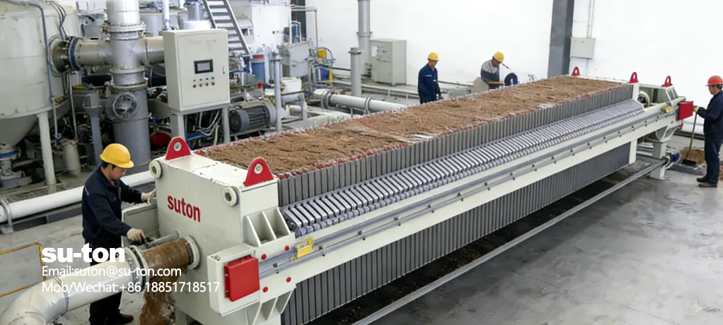 赤泥分离与洗涤新工艺压滤机应用案例-板框厢式隔膜压滤机